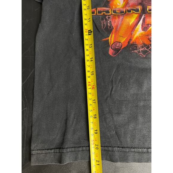 Y2K Iron Man Size Small Graphic Superhero T-shirt Size Small 100% Cotton - Picture 3 of 5